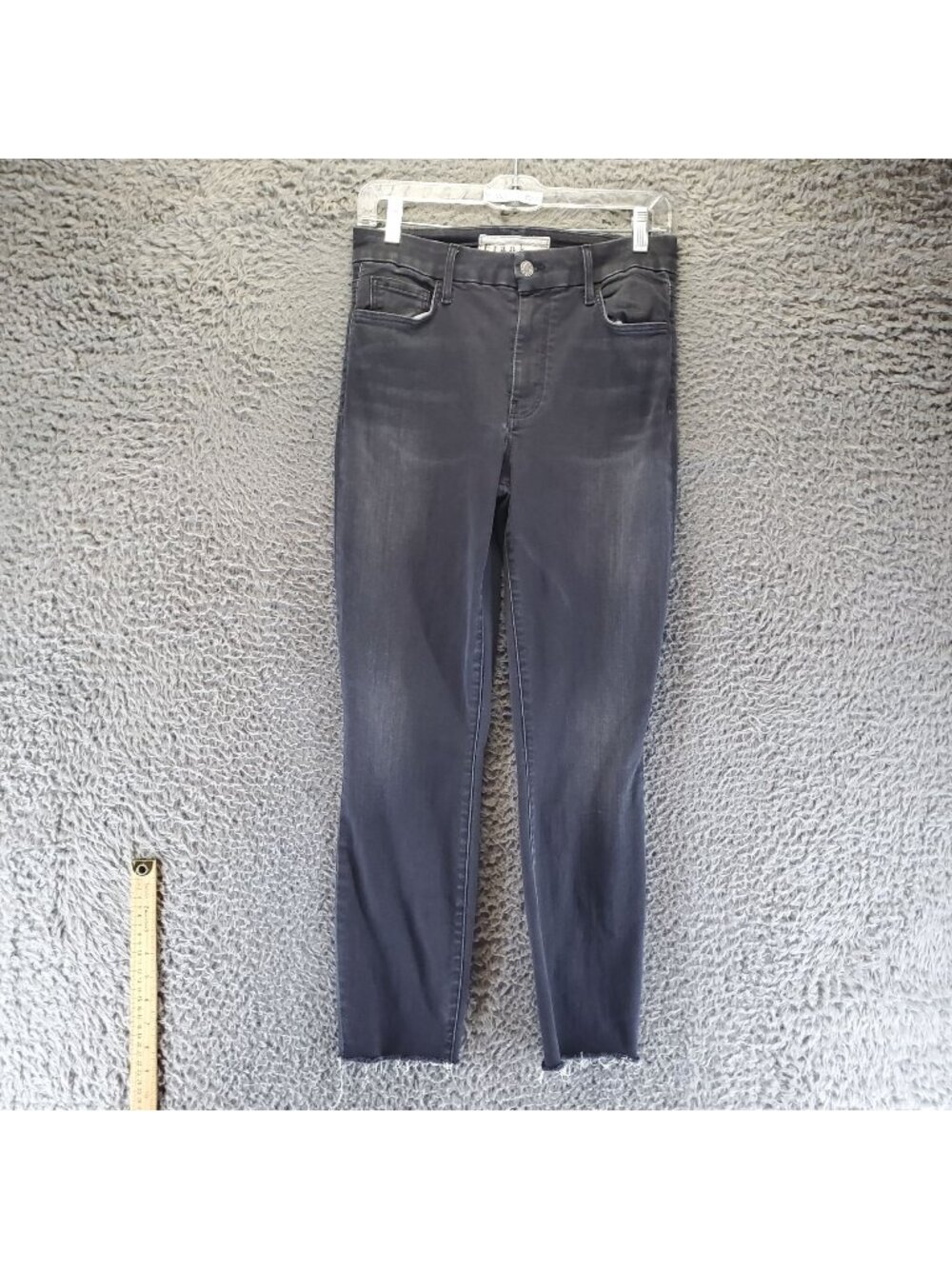Frank & Eileen Jeans Womens Size 28 Black Sligo Stretch Skinny Denim USA *Read*